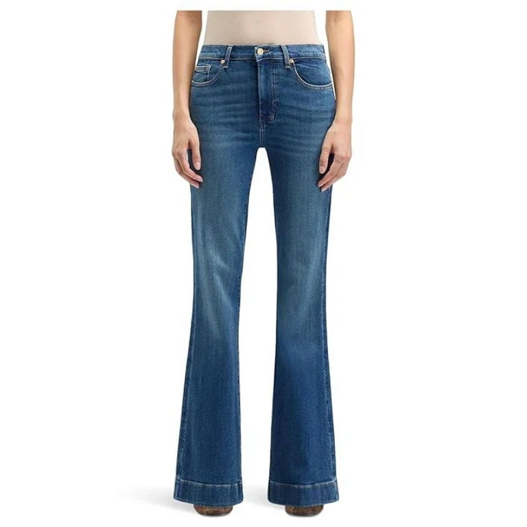 7 For All Mankind 7 For All Mankind Dojo Tailorless Jeans - Metallic Gold