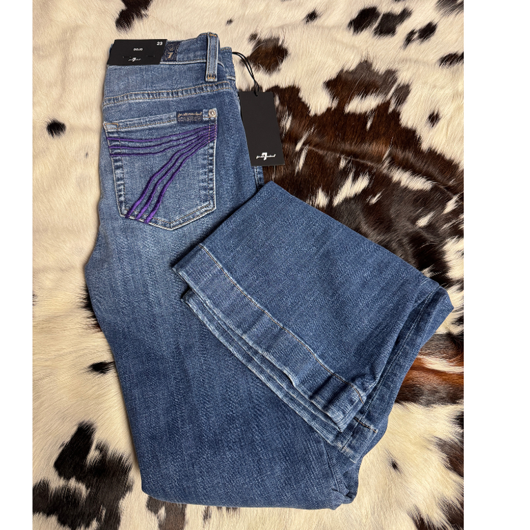 7 For All Mankind 7 For All Mankind Dojo Jeans - Purple
