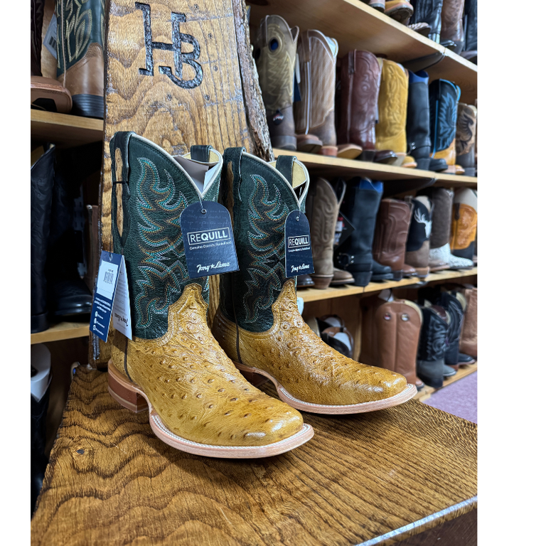 Tony Lama Tony Lama 11" "Requill" Ostrich Boots