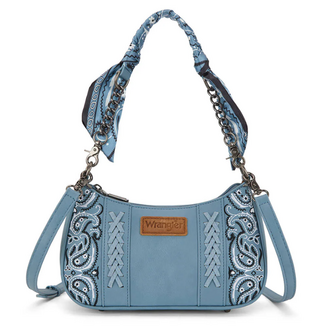 Wrangler Wrangler Bandana Paisley Print Shoulder Bag/Crossbody - Jean