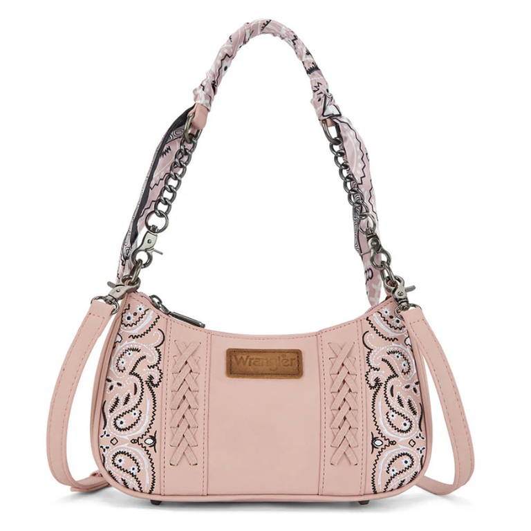 Wrangler Wrangler Bandana Paisley Print Shoulder Bag/Crossbody - Pink