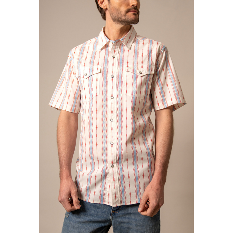 Kimes Kimes Sonny S/S Snap Shirt - Brick Red