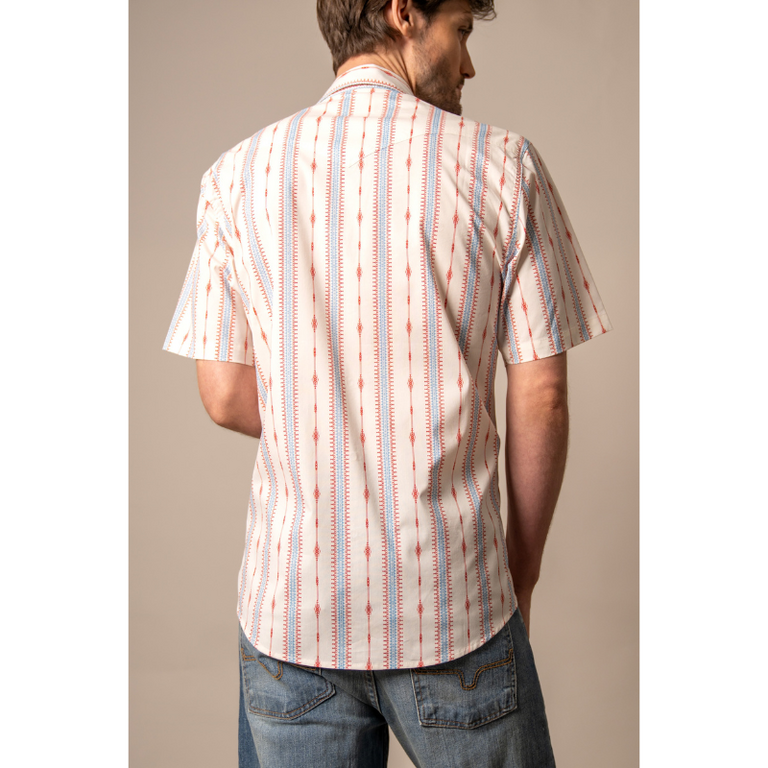 Kimes Kimes Sonny S/S Snap Shirt - Brick Red