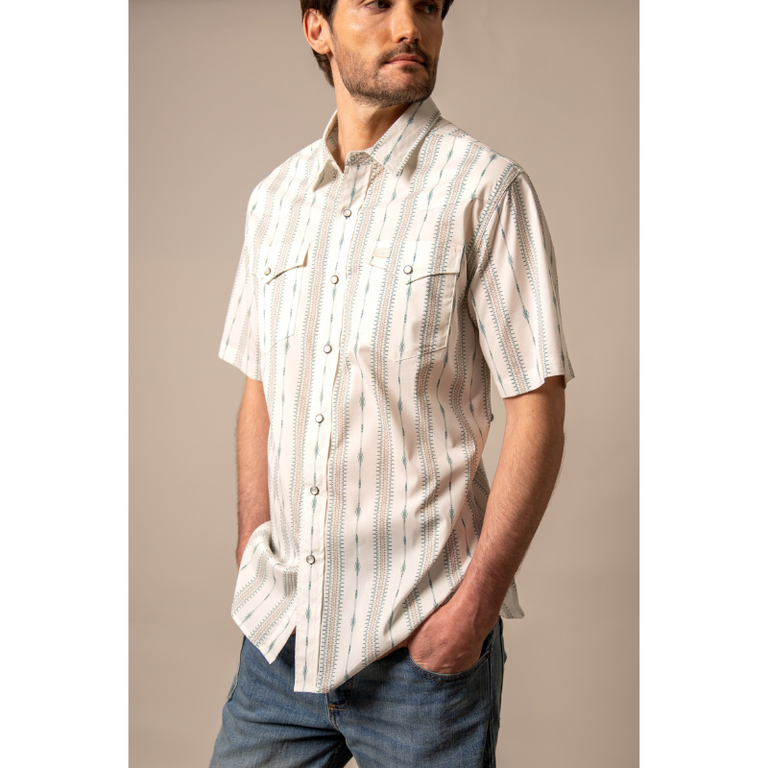 Kimes Kimes Sonny S/S Snap Shirt - Green