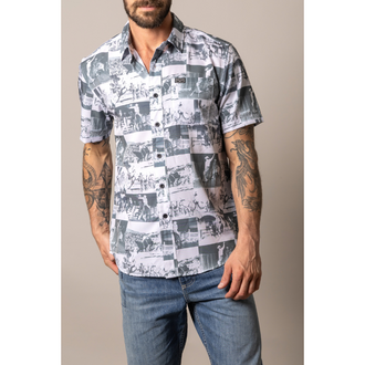 Kimes Kimes Dunn S/S Button Shirt - Black/White