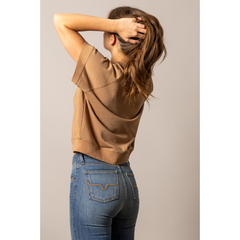 Kimes Kimes Holly S/S Shirt - Tobacco