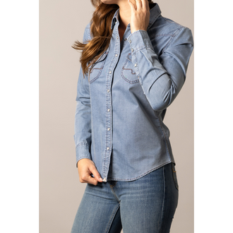 Kimes Kimes Flinn L/S Snap Denim Shirt