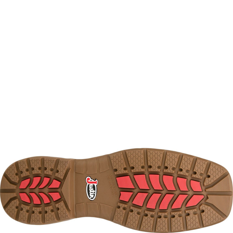 Justin Justin 11" Waterproof Nano Composite Toe Oilpatch Tan Water Buffalo Work Boot