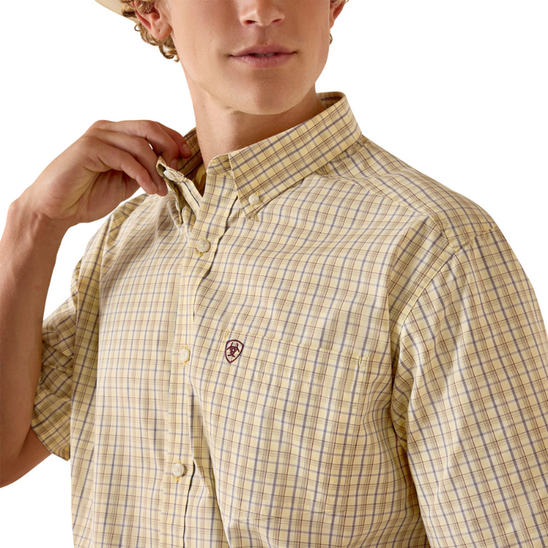 Ariat Ariat Pro Series Preistly Classic Fit S/S Shirt - Sunlight Plaid