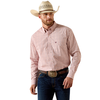 Ariat Ariat Pro Series Theoden Classic Fit Shirt - Peach Plaid
