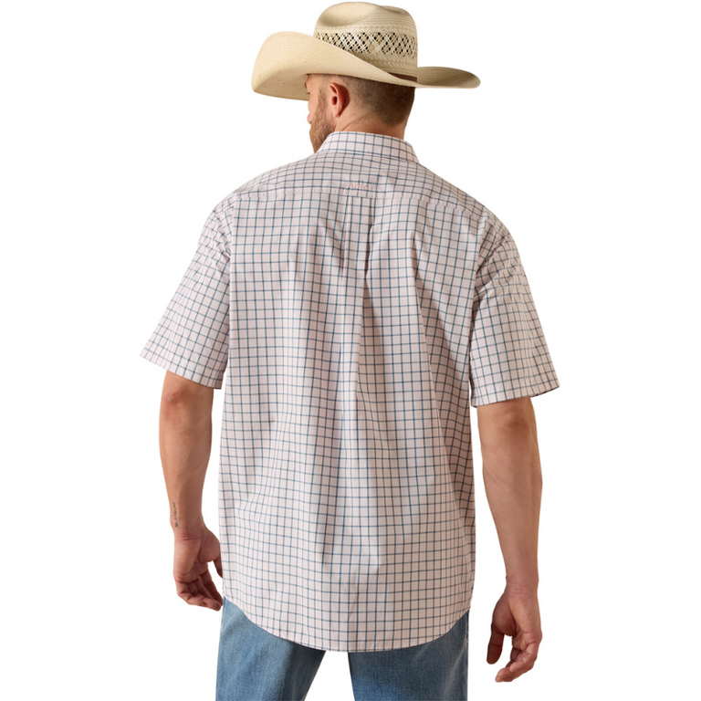 Ariat Ariat Pro Series Tex Classic Fit S/S Shirt - White Plaid