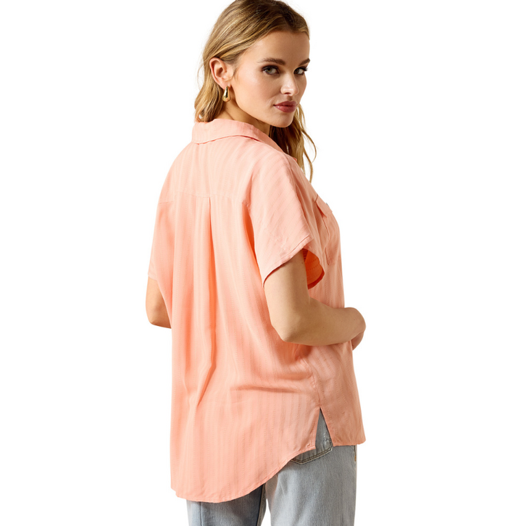 Ariat Ariat Badlands S/S Shirt - Peach Amber