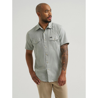 Ariat Wrangler Drover Utility S/S Shirt - Iceberg Green