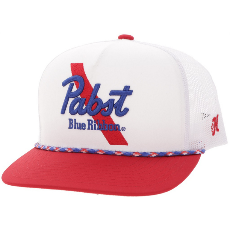 Hooey Hooey Pabst Blue Ribbon Cap - Red/White/Blue