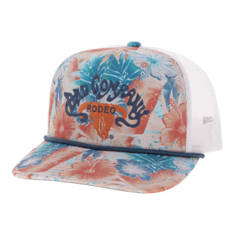 Hooey Hooey Bad Company Floral Cap - Red/Blue