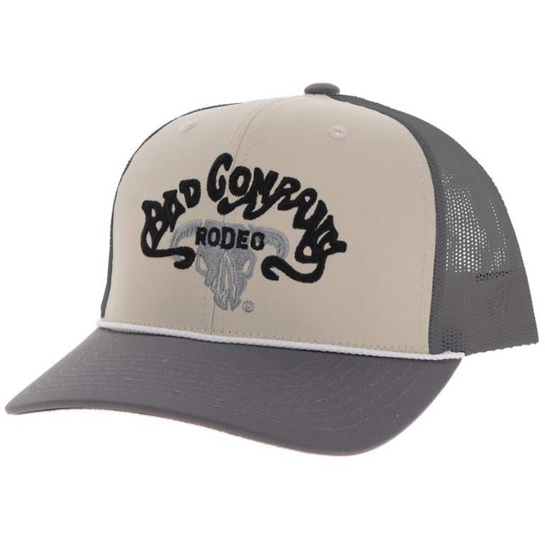 Hooey Hooey Bad Company Cap - Grey/White