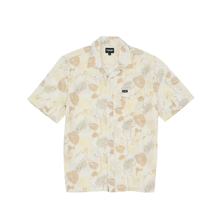 Wrangler Wrangler Clean Snap Botanical S/S Shirt