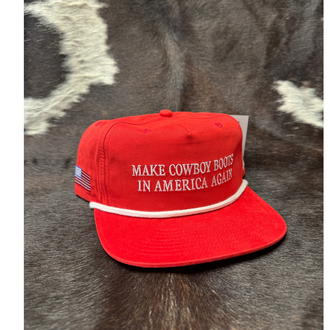 Anderson Bean Anderson Bean Make Cowboy Boots In American Again Cap - Red