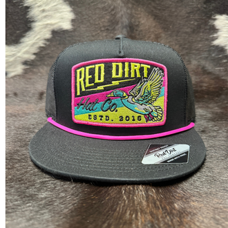 Red Dirt Hat Co Red Dirt Hat Co Top Flight Cap - Black