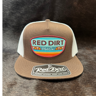 Red Dirt Hat Co Red Dirt Hat Co Part Time Cap - Brown/White