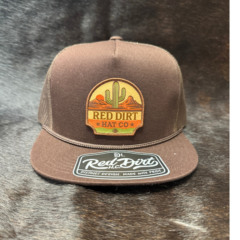 Red Dirt Hat Co Red Dirt Hat Co Desertscape Cap - Brown