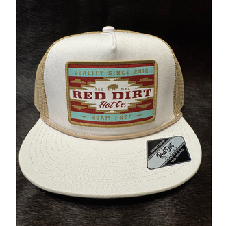 Red Dirt Hat Co Red Dirt Hat Co Desert Grit Cap - Tan/White