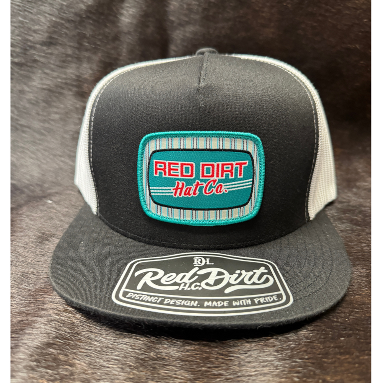 Red Dirt Hat Co Red Dirt Hat Co Peppermint Patty Cap - Black/White