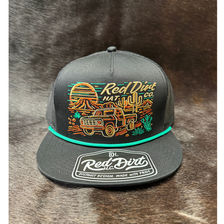 Red Dirt Hat Co Red Dirt Hat Co Desert Cruiser Cap - Black
