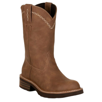 Justin Justin Lillie Cowhide Brown Western Boot