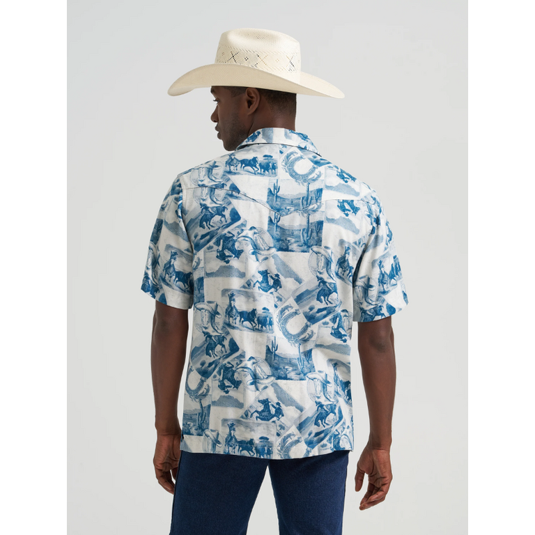 Wrangler Wrangler Coconut Cowboy Snap S/S Shirt