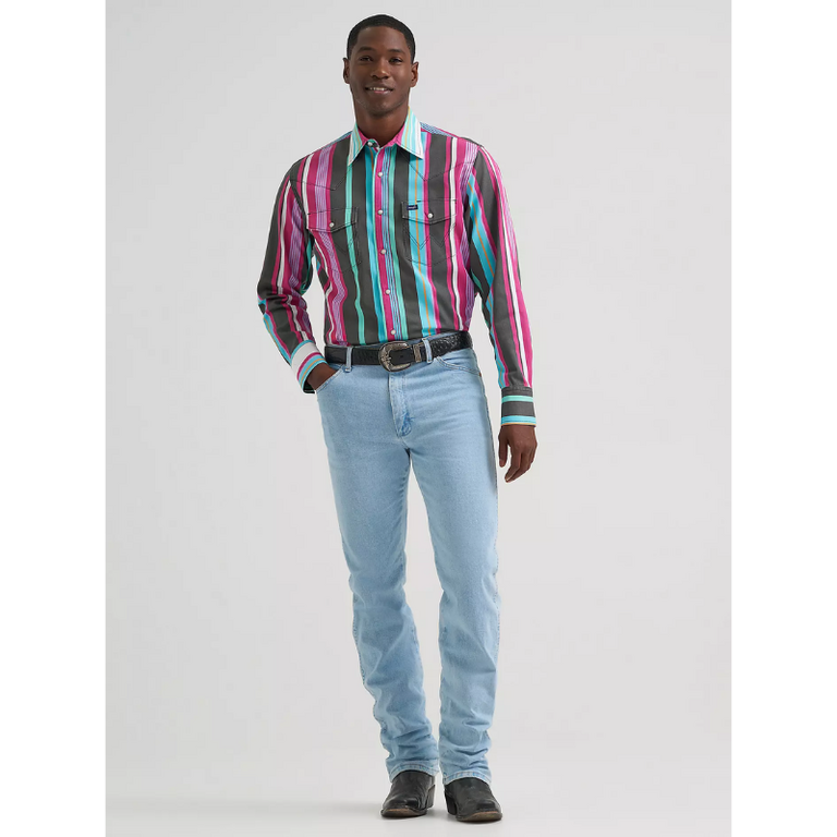 Wrangler Wrangler Vintage Inspired Brushpopper L/S Shirt