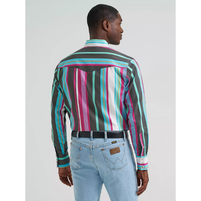 Wrangler Wrangler Vintage Inspired Brushpopper L/S Shirt