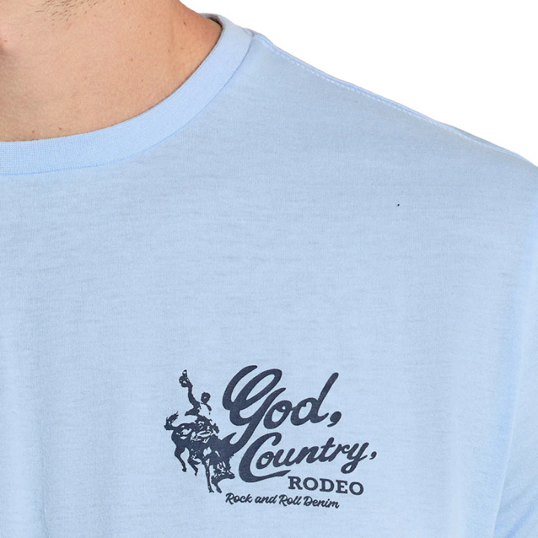 Rock and Roll Rock And Roll Bronco Rider Tshirt