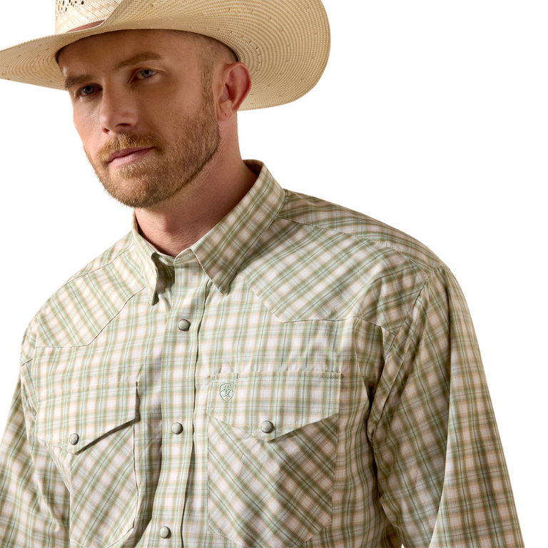 Ariat Ariat Pro Frasier L/S Snap Shirt - White Multi Plaid