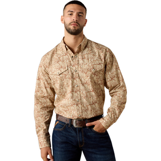 Ariat Ariat Fynn L/S Snap Shirt - Cream Paisley