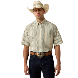 Ariat Ariat Pro Stevie Button S/S Shirt - White Multi Stripe