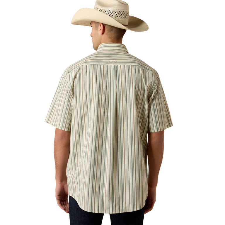 Ariat Ariat Pro Stevie Button S/S Shirt - White Multi Stripe