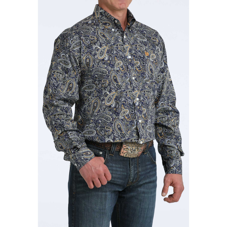 Cinch Cinch L/S Button Shirt - Paisley