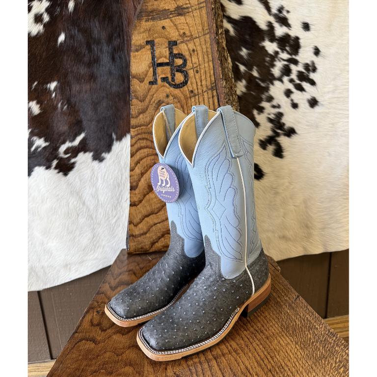 Anderson Bean Denim Ladies VF FQ Ostrich