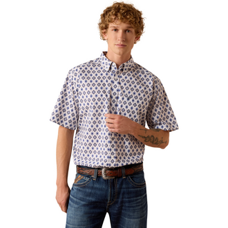 Ariat Ariat Baxter S/S Shirt - White Multi Southwest Print