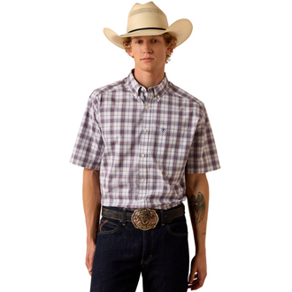 Ariat Ariat Pro Brodie S/S Shirt - White Multi Plaid
