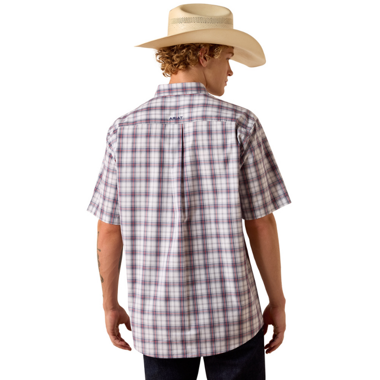 Ariat Ariat Pro Brodie S/S Shirt - White Multi Plaid