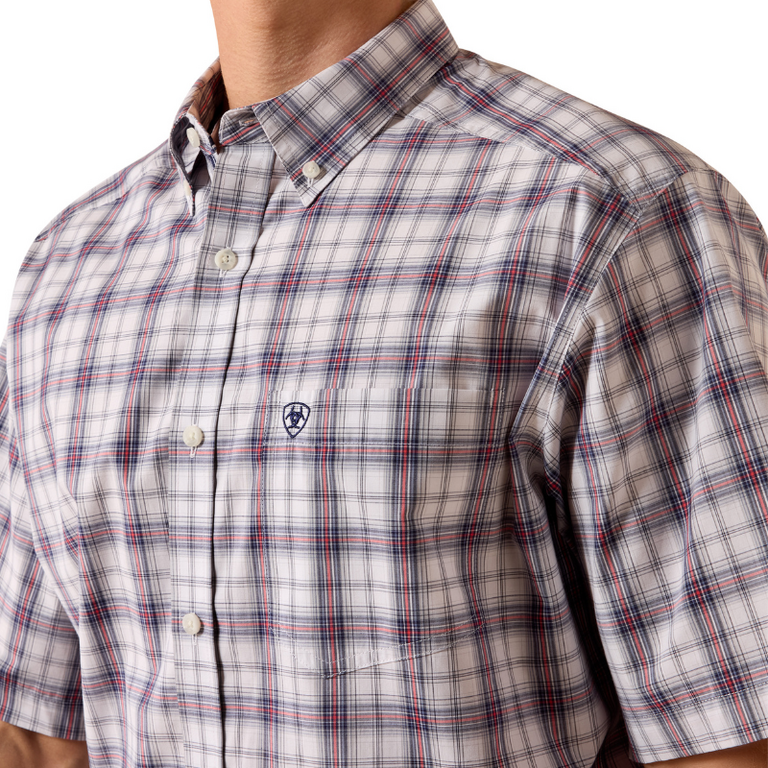 Ariat Ariat Pro Brodie S/S Shirt - White Multi Plaid