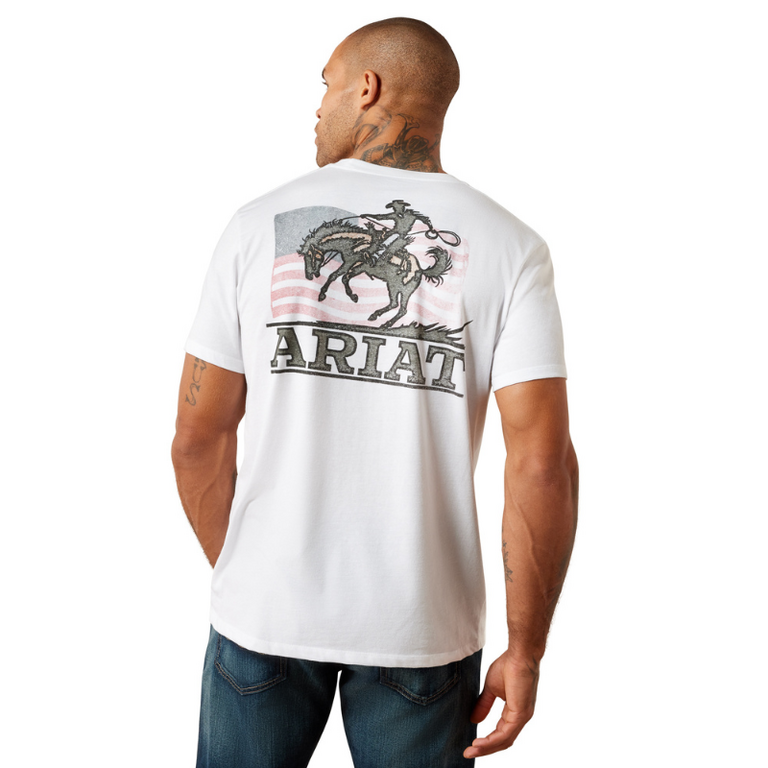 Ariat Ariat Freedom Flow S/S Tshirt - White
