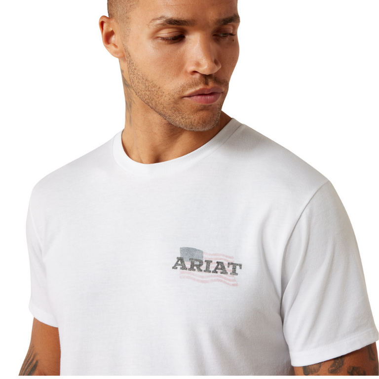 Ariat Ariat Freedom Flow S/S Tshirt - White