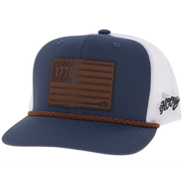 Hooey Hooey Liberty Roper Cap - Navy/White