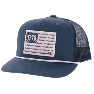 Hooey Hooey Liberty Roper Cap - Navy/Red/White/Blue