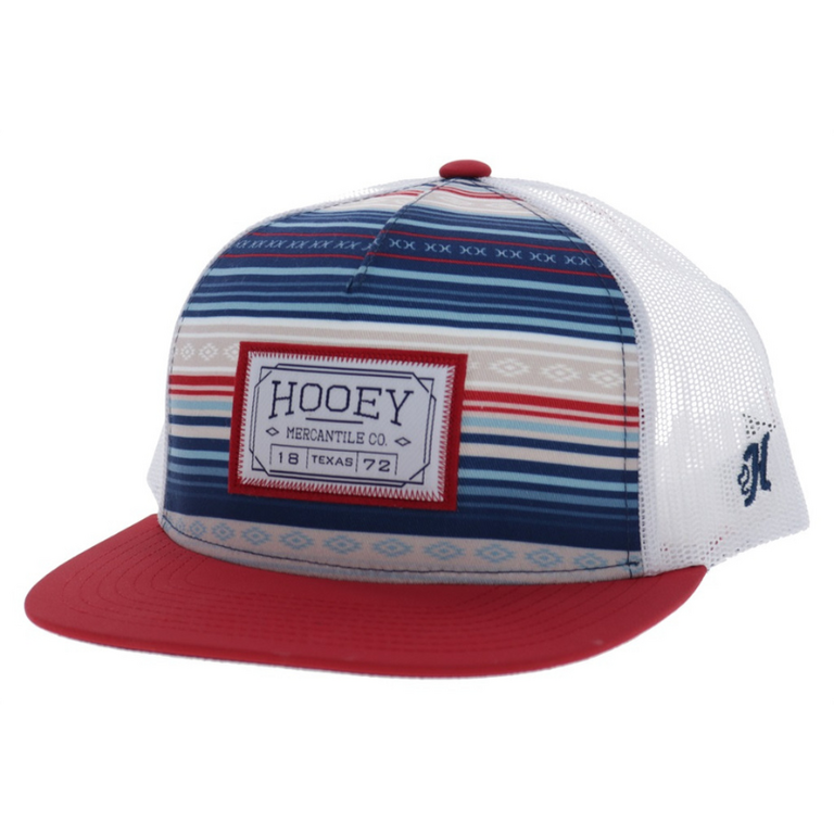 Hooey Hooey Doc Cap - Stripped Red/White/Blue