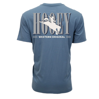 Hooey Hooey Wild Ride SS - Western Original - Blue/Gray/White