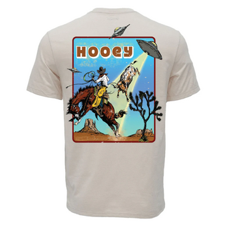Hooey Hooey Space Rustler SS Shirt - Cream - Space Cowboy